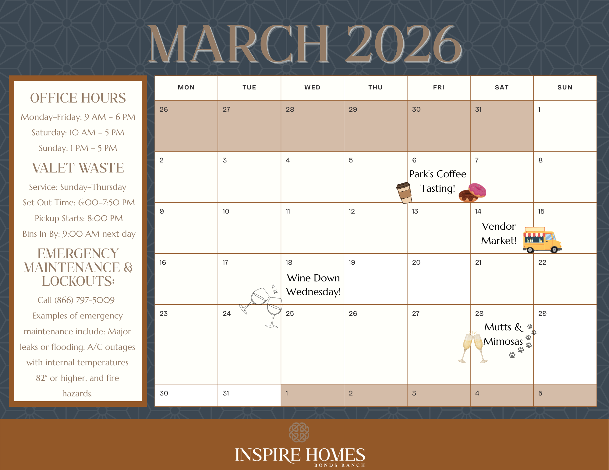 February Event Calendar